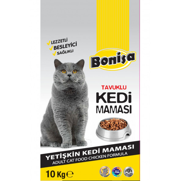 10 KG TAVUKLU YETİŞKİN KEDİ MAMASI