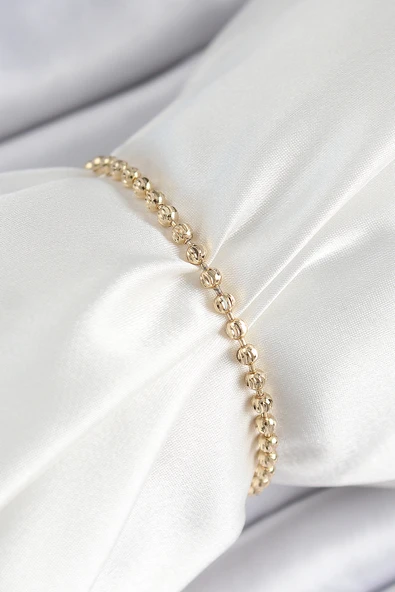 Xuping Pirinç Dorika Model Gold Renk Kadın Bileklik ürün görseli 1