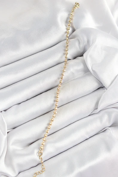 Xuping Pirinç Dorika Model Gold Renk Kadın Bileklik - Resim 2