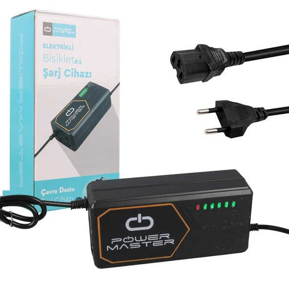 Powermaster PM-31124 48 Volt - 20 Amper Elektrikli Bisiklet Şarj Cihazı