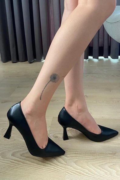 Kadın Samba Siyah Cilt Stiletto - 3