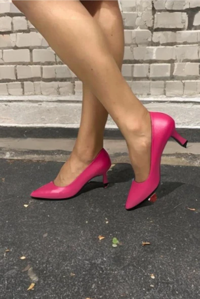 Kadın Sity Fuşya 6 cm İnce Topuklu Stiletto - 3