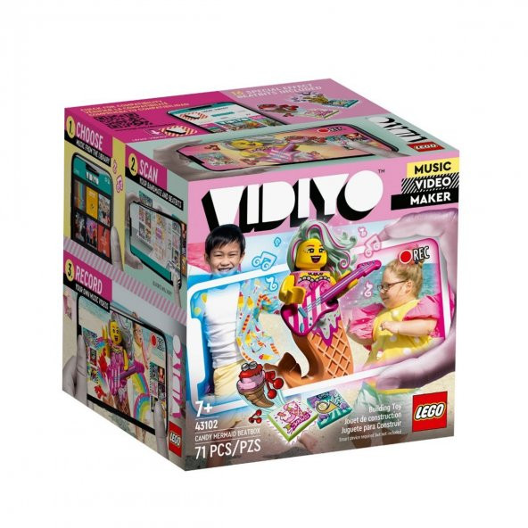 43102 LEGO® Vidiyo™ Candy Mermaid BeatBox / 71 parça /+7 yaş