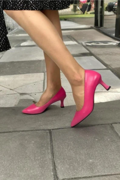 Kadın Sity Fuşya 6 cm İnce Topuklu Stiletto - 2