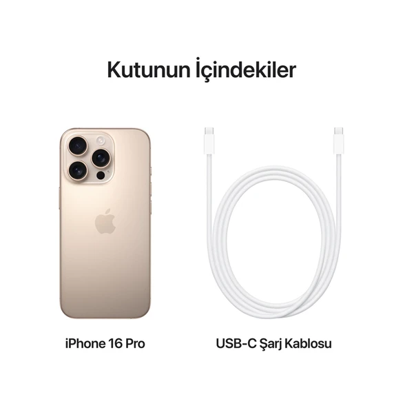 Apple iPhone 16 Pro 1TB (Apple Türkiye Garantili) Çöl 1 TB - Resim 9