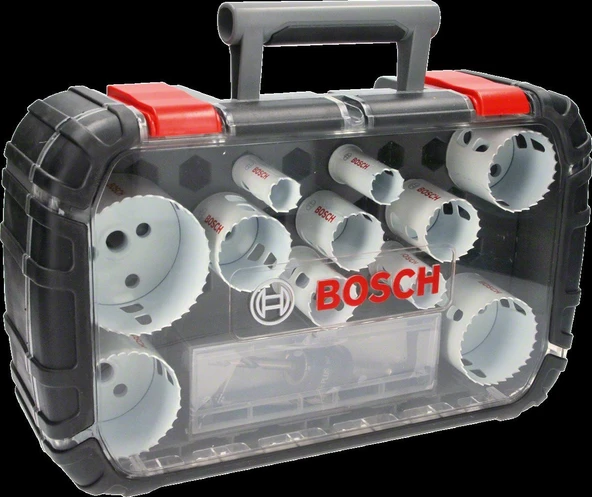 Bosch - Yeni Progressor Serisi Delik Açma Testeresi (Panç) Seti 14 Parça