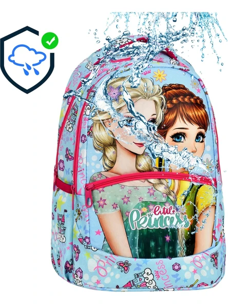Little Princess Mavi İlkokul Sırt Çantası + Beslenme Çantası (2312) - 2