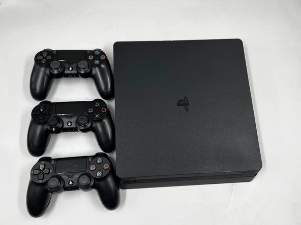 Playstation 4 Slim Kasa 1 Tb Hafıza 3 Adet Orjinal V2 Kol + Oyun OUTLET - 3