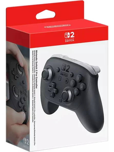 Nintendo Switch 2 Pro Controller Black  Orjinal ürün görseli