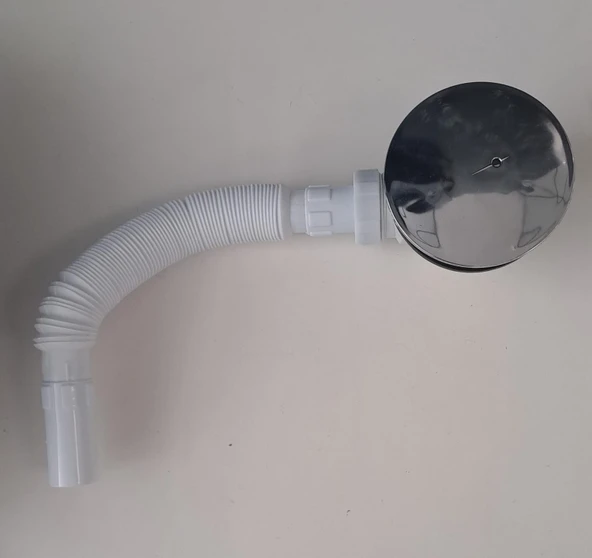 KROM DUŞ TROBLENİ 120 LİK TASLI KÖRÜKLÜ Ø 32 LİK ÇIKIŞLI ( ASET ) - Resim 2