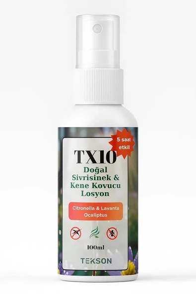 KİREX Tx10 Sivrisinek Ve Kene Kovucu Doğal Spray Okaliptüs 6 Saat Etkili 100ml - 2