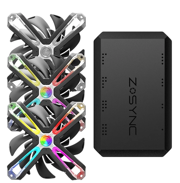 ZALMAN ZM-SF120A3 Biyomimetikli 3 X120mm Fanı - Resim 2