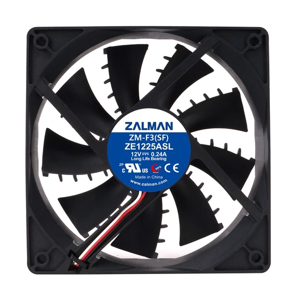 ZALMAN ZM-F3 (SF) 120mm Özel Tasarım Ultra Sessiz Kasa Fanı - Resim 2