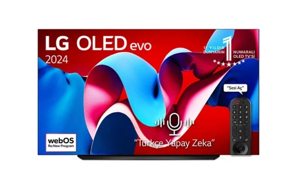 LG OLED83C46LA 83" 210 Ekran Uydu Alıcılı 4K Ultra HD Smart LED TV - 1