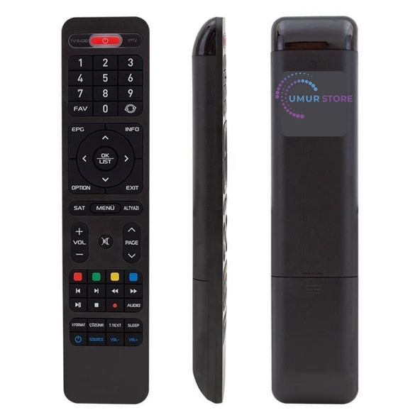 Hiremco GT Turbo V8D Full HD Mini Uydu Alıcı Kumandası ürün görseli 1