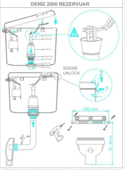 DENİZ 2000 STOPLU BASMA REZERVUAR ( VİSAM ) - Resim 2