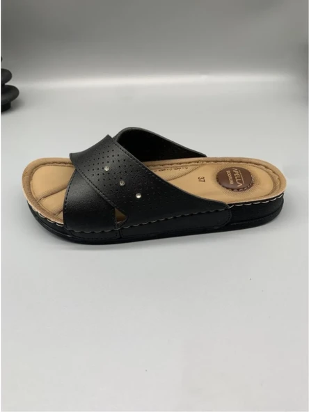 Apella Kadın Günlük Şık İçeri Dışarı Bahçe Rahat Ortopedik Anatomik Terlik - Resim 12