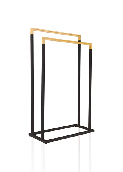 The Mia Metal Havlu Askılığı Siyah GLV0762 ürün görseli 1