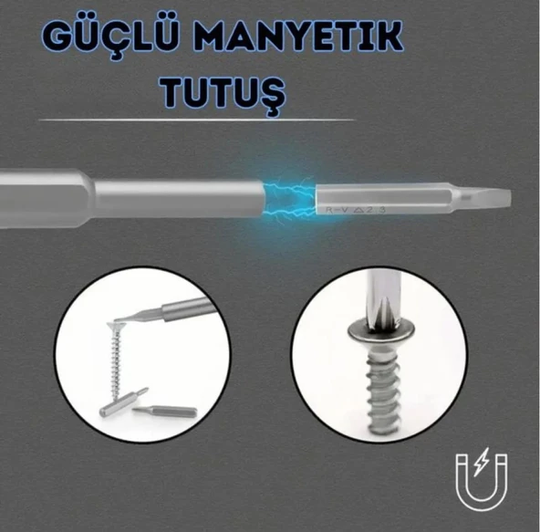OKN 25 Parça Saatçi ve Gözlük, Bilgisayar Tamir Tornavida Seti Hassas Elektronik Tamir Kiti - 2