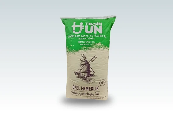 TEKSİN Özel Ekmeklik Buğday Unu 25 Kg