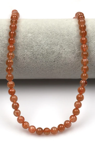 Güneş Taşı Doğal Taş Dizi 6 mm Küre Kesim - Resim 2