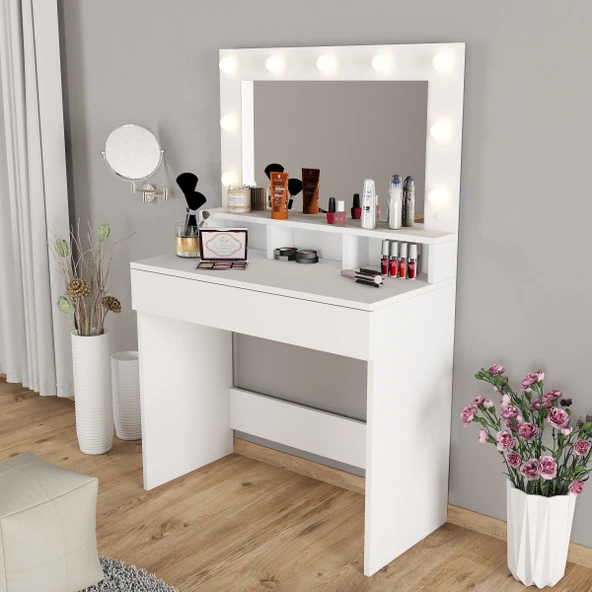 LİGHT MAKYAJ MASASI - Resim 4