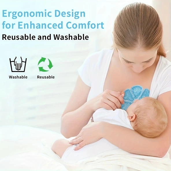 Emziren Anneler İçin 2 Li Jel Göğüs Pedi – Sıcak Ve Soğuk Kullanıma Uygun, Pvc Dolgulu, Konfor Ve Destek Sağlayan Ped (p - 2