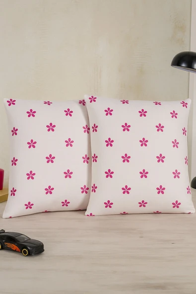 LaLiva Çocuk Yastık Kılıfı - 50x70 cm ölçülerinde- 2 adet -Pembe ürün görseli