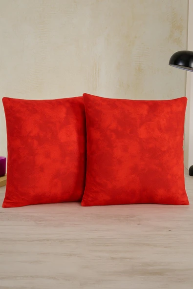 LaLiva Çocuk Yastık Kılıfı - 50x70 cm ölçülerinde- 2 adet -Kırmızı ürün görseli