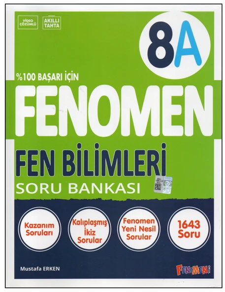 FENOMEN 8. SINIF FEN BİLİMLERİ 8A ürün görseli