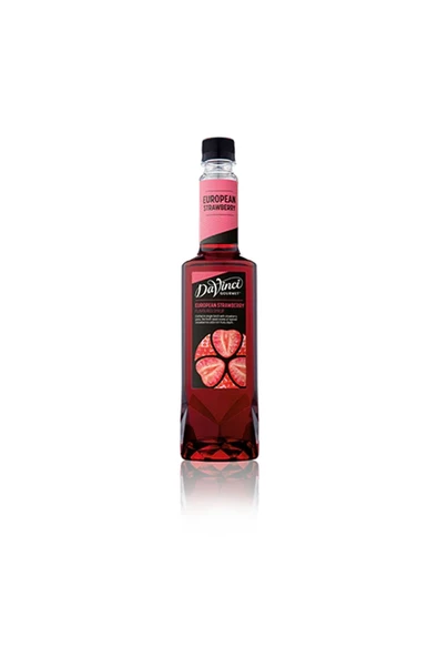 DaVinci Gourmet Da Vinci Gourmet Avrupa Çilek (European Strawberry) Aromalı Kokteyl Şurubu 750 ML ürün görseli 1