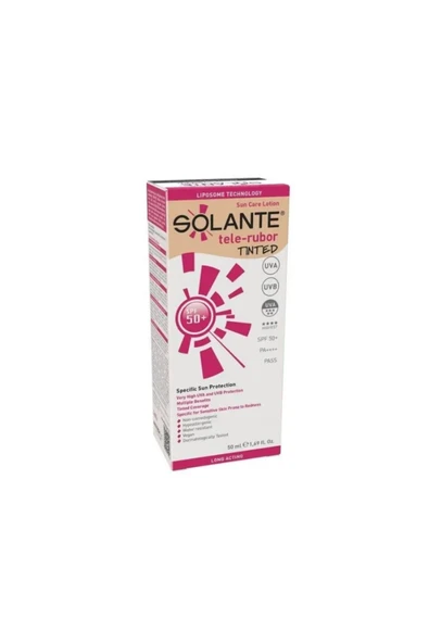 Solante Tele Rubor Tinted Lotion SPF 50+ 50 ml - Resim 2