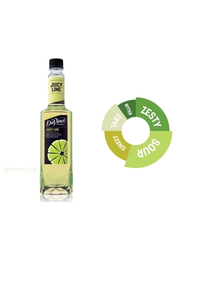 DaVinci Gourmet Misket Limon (Juicy Lime) Aromalı Kokteyl Şurup 750 ml. ürün görseli 1