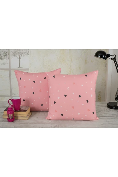 LaLiva Çocuk Yastık Kılıfı - 50x70 cm ölçülerinde- 2 adet -Pembe - Resim 2