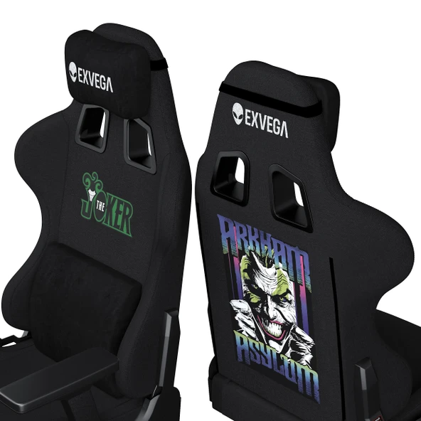 Vesta 2025 Kumaş Oyuncu Koltuğu Siyah Joker Edition - 5
