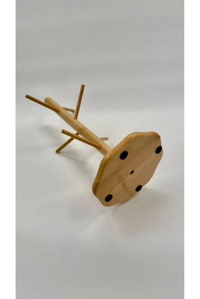 Bambu Fincan Rafı, Bambu Bardaklık (35CM) - 4