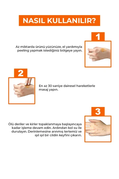 SİNOZ PUMPKİN JEL - BALKABAĞI ÖZLÜ, ÖLÜ DERİLERDEN ARINDIRAN, YENİLEYİCİ YÜZ PEELİNGİ 100 ML - 4