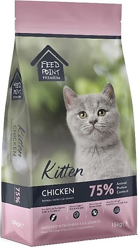 Feed Point Kitten Tavuklu 15 kg Yavru Kedi Maması - 1