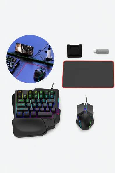 Klavye ve Fare Konsolu Denetleyici Dönüştürücü Adaptör Desteği Android Telefonlar İçin