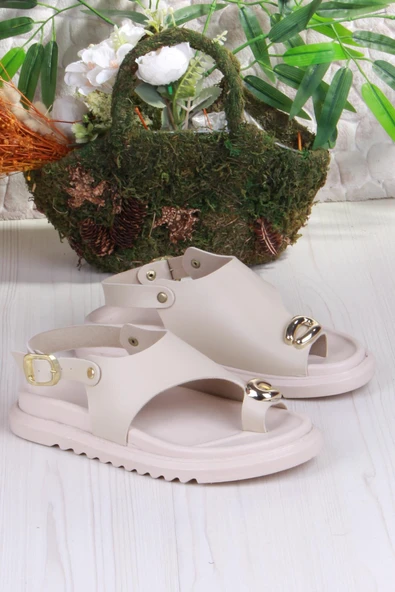 Fort 099-108 Fls Toka Detaylı Parmak Arası Kadın Sandalet - Resim 10