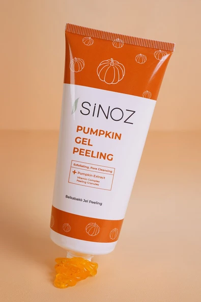 SİNOZ PUMPKİN JEL - BALKABAĞI ÖZLÜ, ÖLÜ DERİLERDEN ARINDIRAN, YENİLEYİCİ YÜZ PEELİNGİ 100 ML - 5