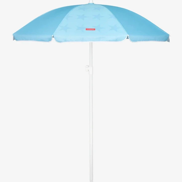 CYNDI - YILDIZ BASKILI MAVI PLAJ SEMSIYESI - 2