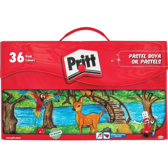 Pritt Pastel Boya 36 Renk Çantalı 1048065 1948 0682 ürün görseli 1