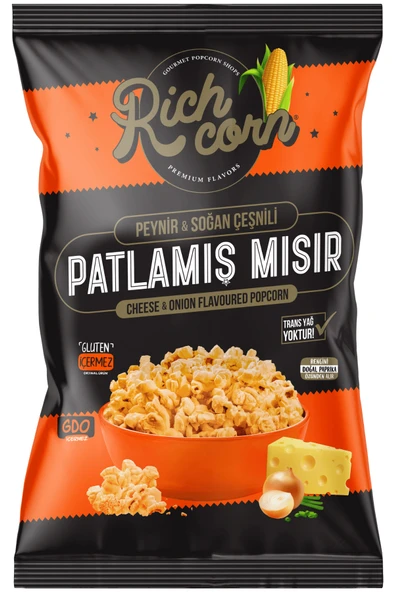 Richcorn Peynir & Soğan Çeşnili Popcorn - 3