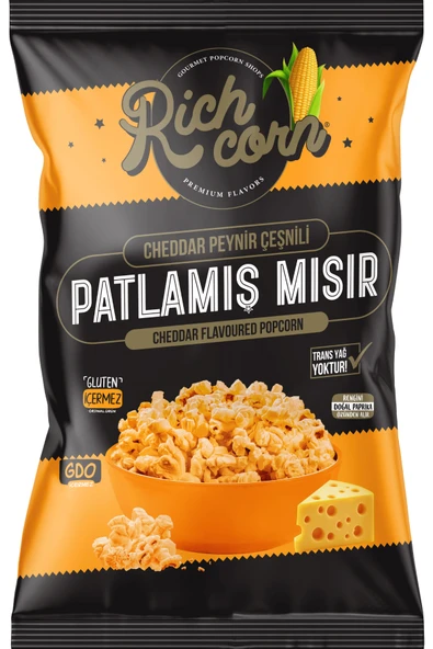 Richcorn Cheddar Çeşnili Popcorn - 4