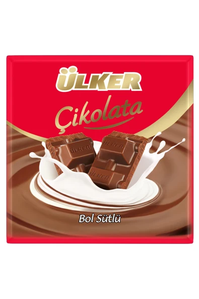 Ülker Çikolata Sütlü Kare 60 gr. x 6 Paket ürün görseli