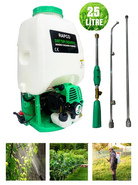 Germany Style Rapco 25 Litre Sırt Tipi Benzinli İlaçlama Sisleme Makinesi - 3