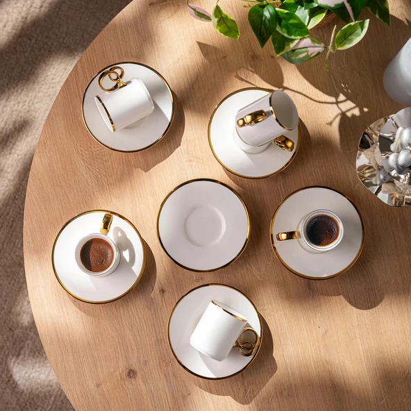 Emsan Wedding 90 ml 6'lı Kahve Fincan Takımı ürün görseli 1