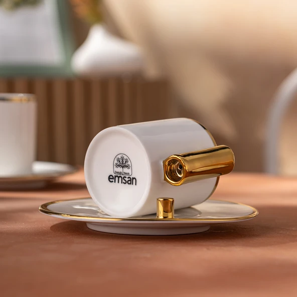 Emsan Modern 80 ml 6'lı Kahve Fincan Takımı - Resim 4