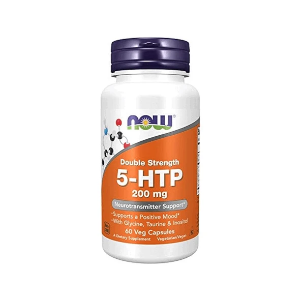 Now 5-HTP 200 mg 60 Kapsül - 1